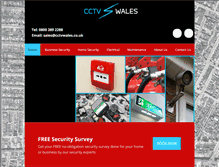 Tablet Screenshot of cctvwales.co.uk